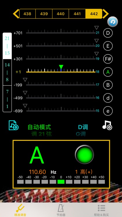 GuZheng Tuner - Pitch screenshot-3