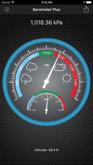 Barometer Plus - Altimeter and Barometer Screenshot 2