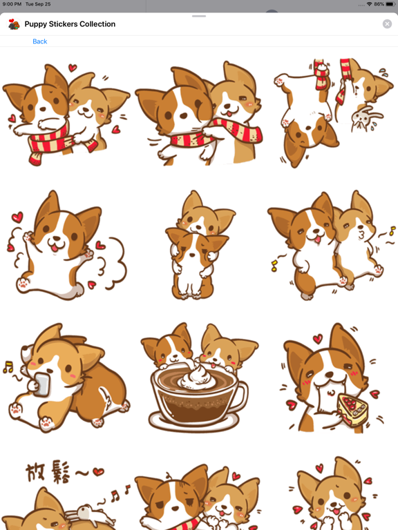 Puppy Stickers Collection screenshot 3