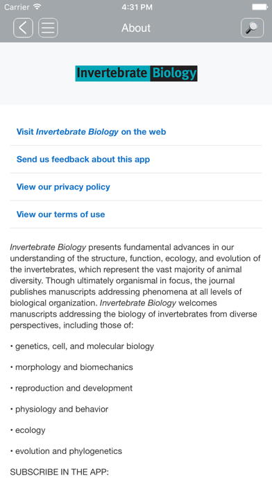 How to cancel & delete IVB Invertebrate Biology from iphone & ipad 3