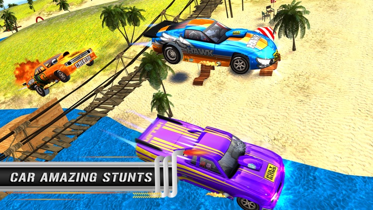 Car Racing Water Surfing Games