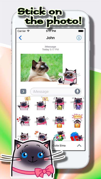 Cat Stickers: Cutie Sima screenshot-3