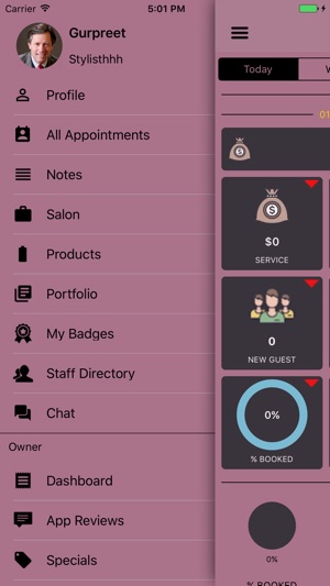 Platinum Salon & Spa Team App(圖2)-速報App