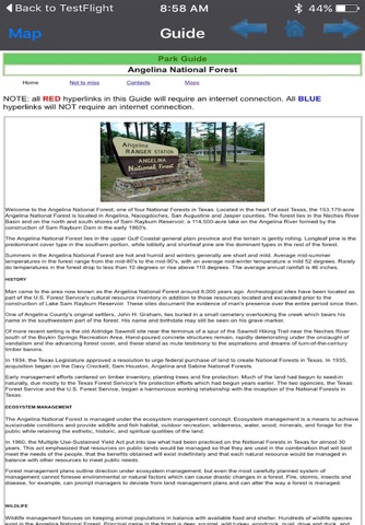 Angelina National Forest - GPS Map Navigator screenshot 4