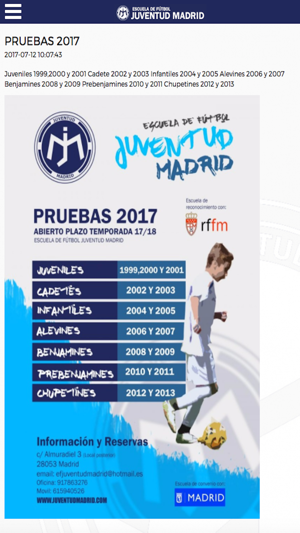 E.F. JUVENTUD MADRID(圖2)-速報App