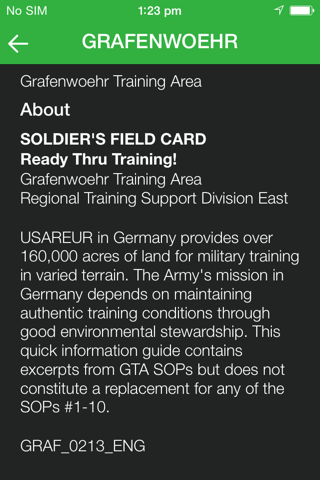 Soldier's Field Card screenshot 3
