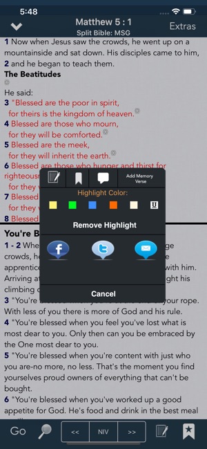 BibleScope: NIV, Message, ERV(圖3)-速報App