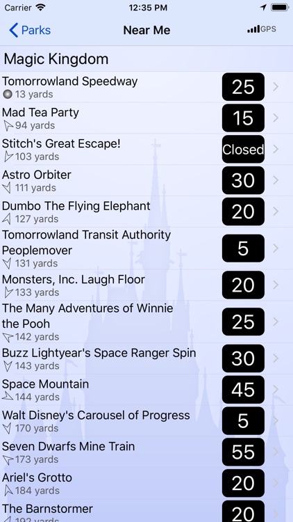 Wait Times at Disney World screenshot-3