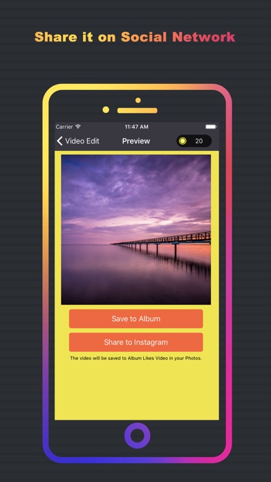 InsShow: Show Likes Photos in Video for Instagram screenshot 3