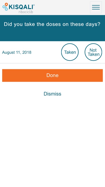 KISQALI Patient Dosing Tracker screenshot-4