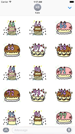 Animated Birthday Sticker Ver2(圖2)-速報App