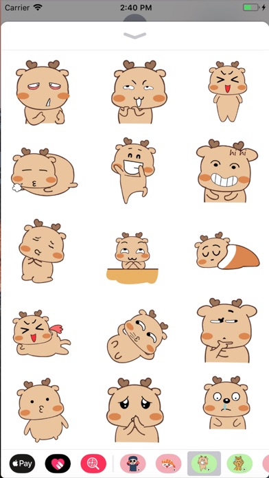 Spurt - Deer Emoji GIFs screenshot 2