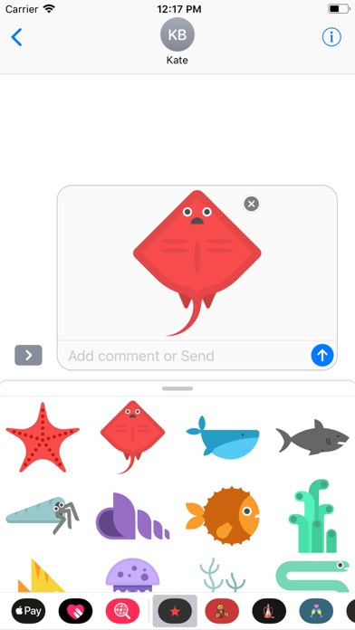 Sea Life Sticker Pack screenshot 3