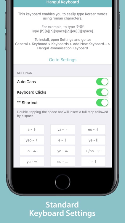 Hangul Romanization Keyboard screenshot-4