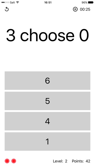 Combinations – n choose k screenshot 2