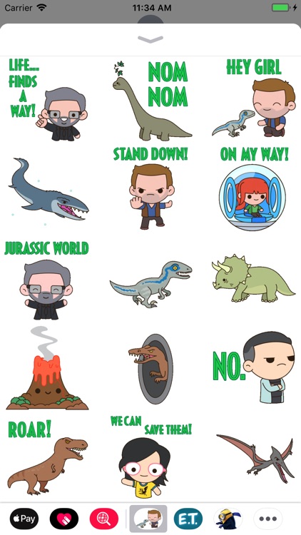 Jurassic World sticker pack - Telegram Stickers Library