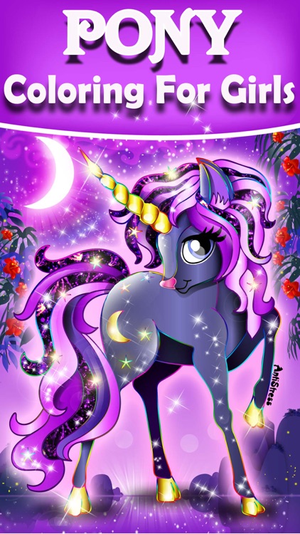 Pony Coloring Pages for Girls
