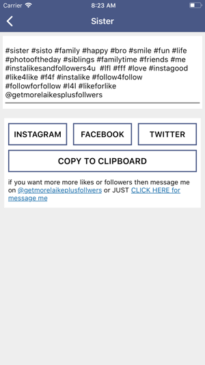 get more followers likes 4 - twitter and instagram followers app