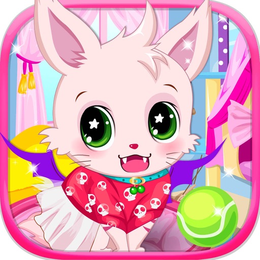 Princess kitten - pet dressup games Icon