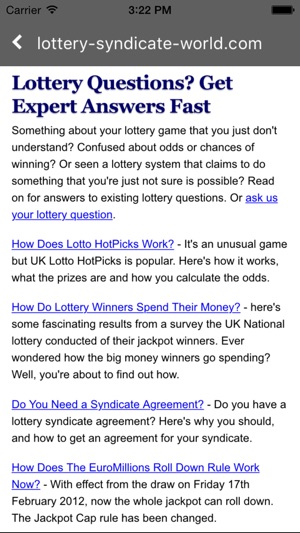 Lottery Syndicate World Review(圖5)-速報App