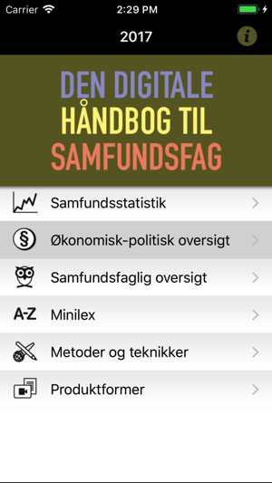 Samfundsfag I App Store