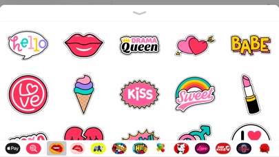 Cute Girly Style Stickers App screenshot 4