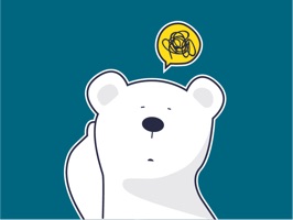 Polar Bear Animated Stickers for iMessage: