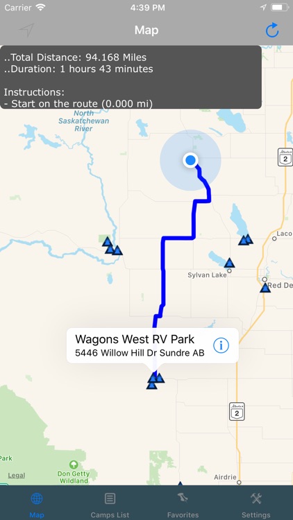 Alberta – Camping & RV spots