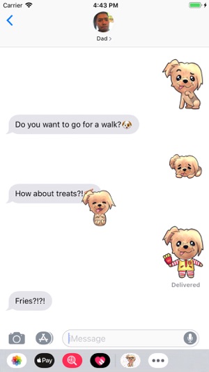 Roo: Cute Dog Stickers(圖3)-速報App