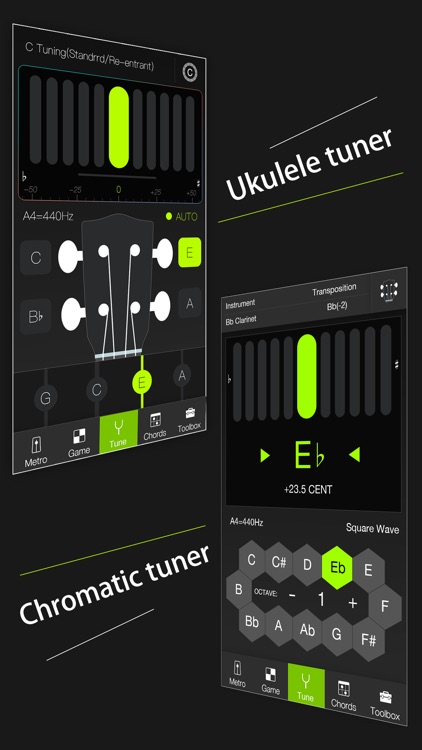 Utool - ukulele tuner & tempo