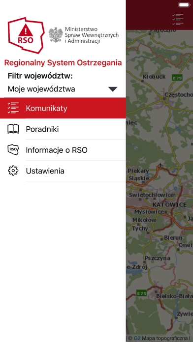 Regionalny System Ostrzegania screenshot 2