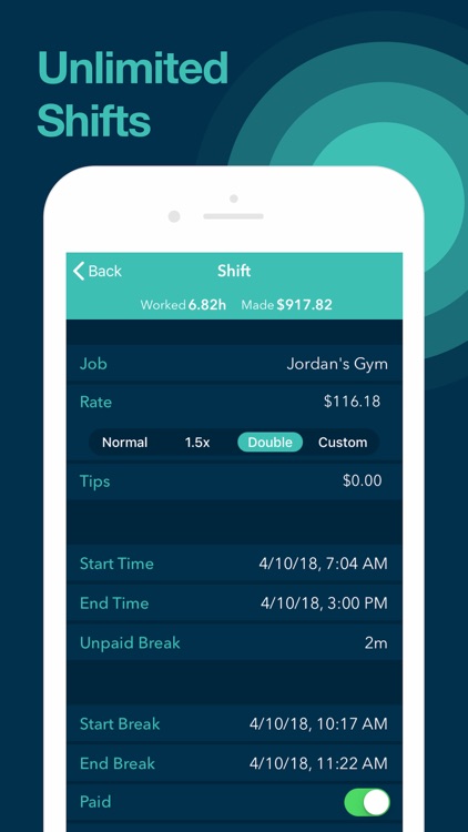 Clock In - Hours Time Tracking screenshot-3