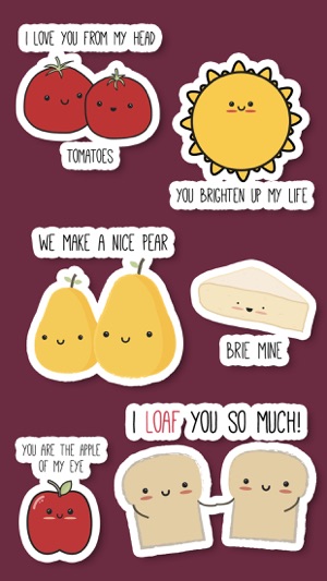 Cute Love Puns Sticker Pack(圖2)-速報App