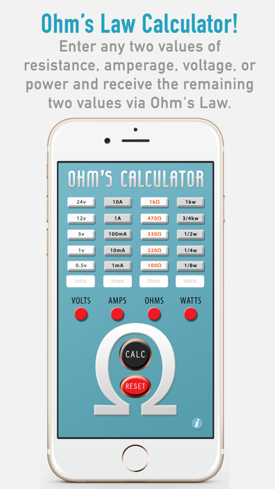 How to cancel & delete Ohm's Law Calculator! from iphone & ipad 1