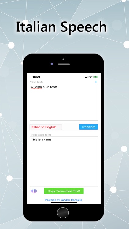 English to Italian Translator!