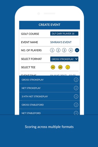 PUTT2GETHER- Live Scoring App screenshot 2