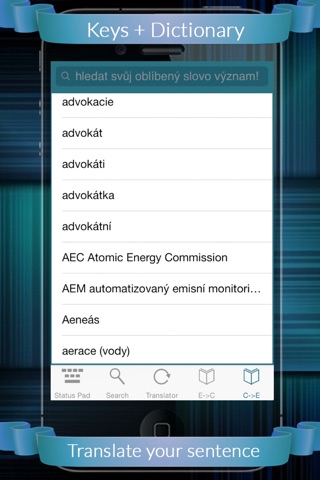 Czech Eng Dictionary + Keys screenshot 2