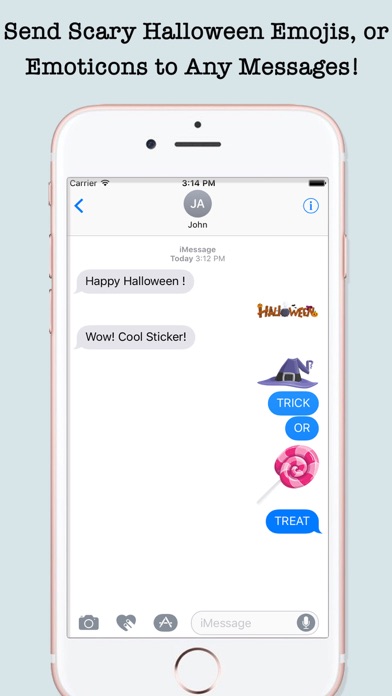Halloween Emojis For iMessage screenshot 2