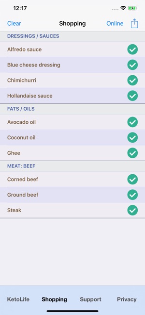 KetoLife Allowable Food List(圖5)-速報App