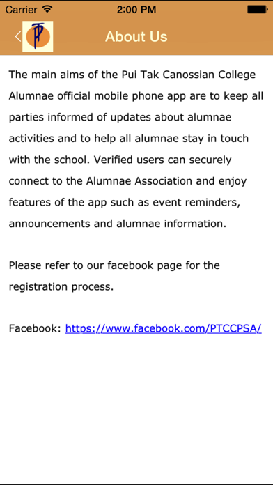 How to cancel & delete Pui Tak Alumnae PTCC from iphone & ipad 2
