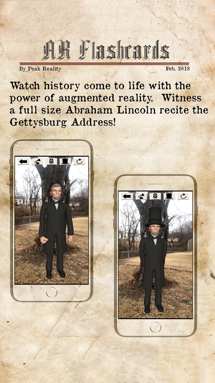 AR Flashcards Abraham Lincoln screenshot-0