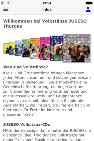 Volkstänze JUSESO Thurgau screenshot 2
