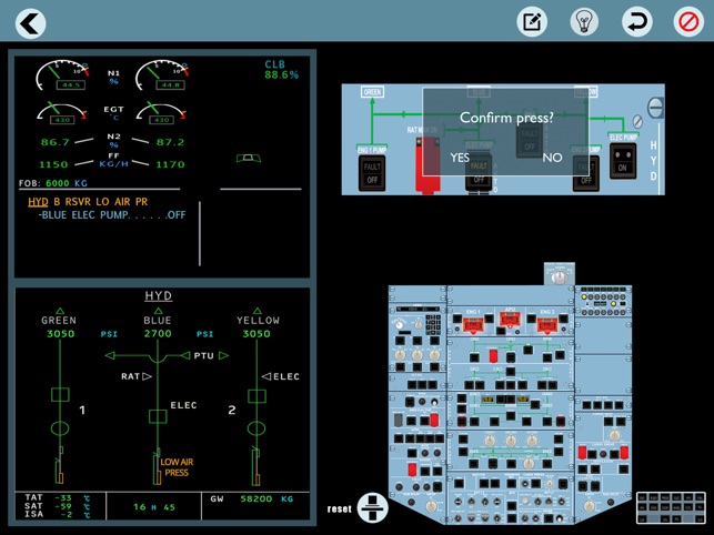 bae material what's A320 on â€ŽAirbus the trainer Pilot ecam App Store