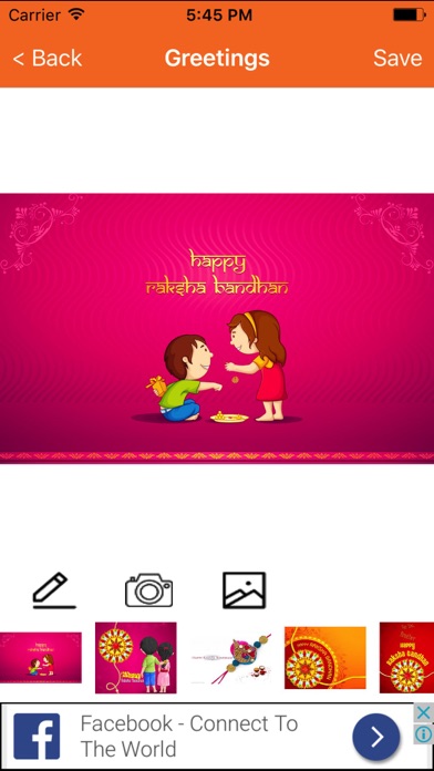 How to cancel & delete Raksha Bandhan Greetings Card Maker For Greetings from iphone & ipad 1