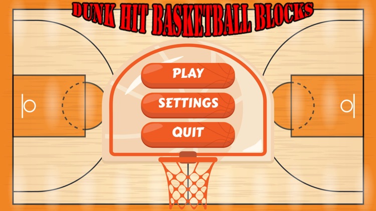 Dunk Hit Basketball Blocks screenshot-4