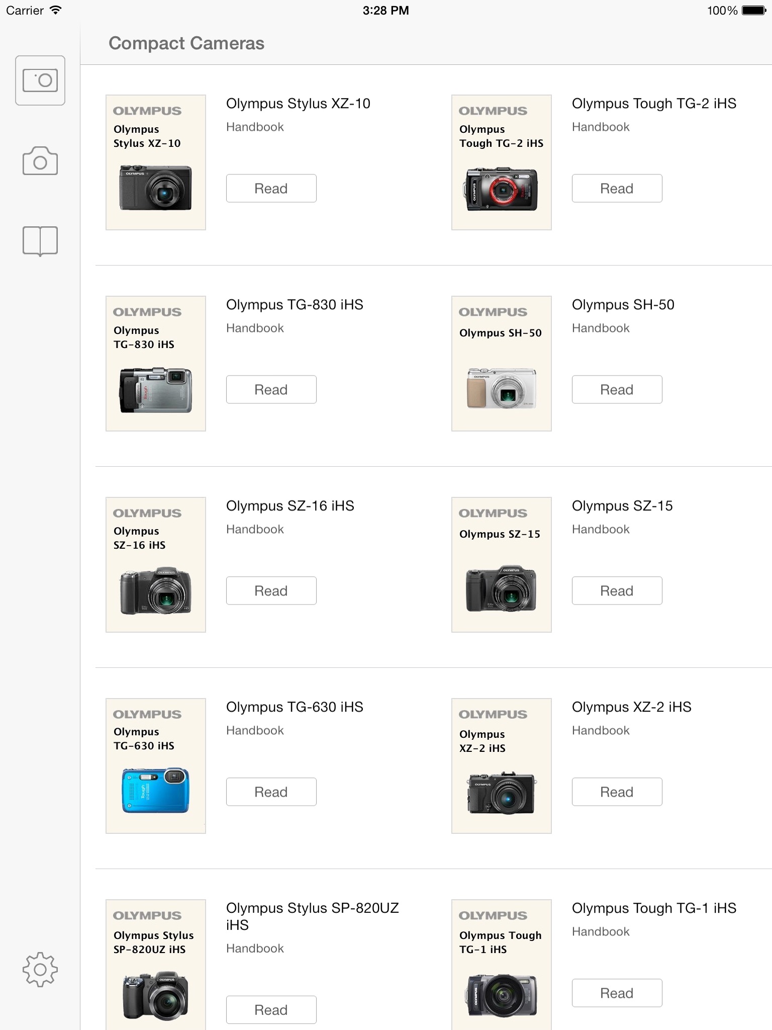 Olympus Camera Handbooks screenshot 3