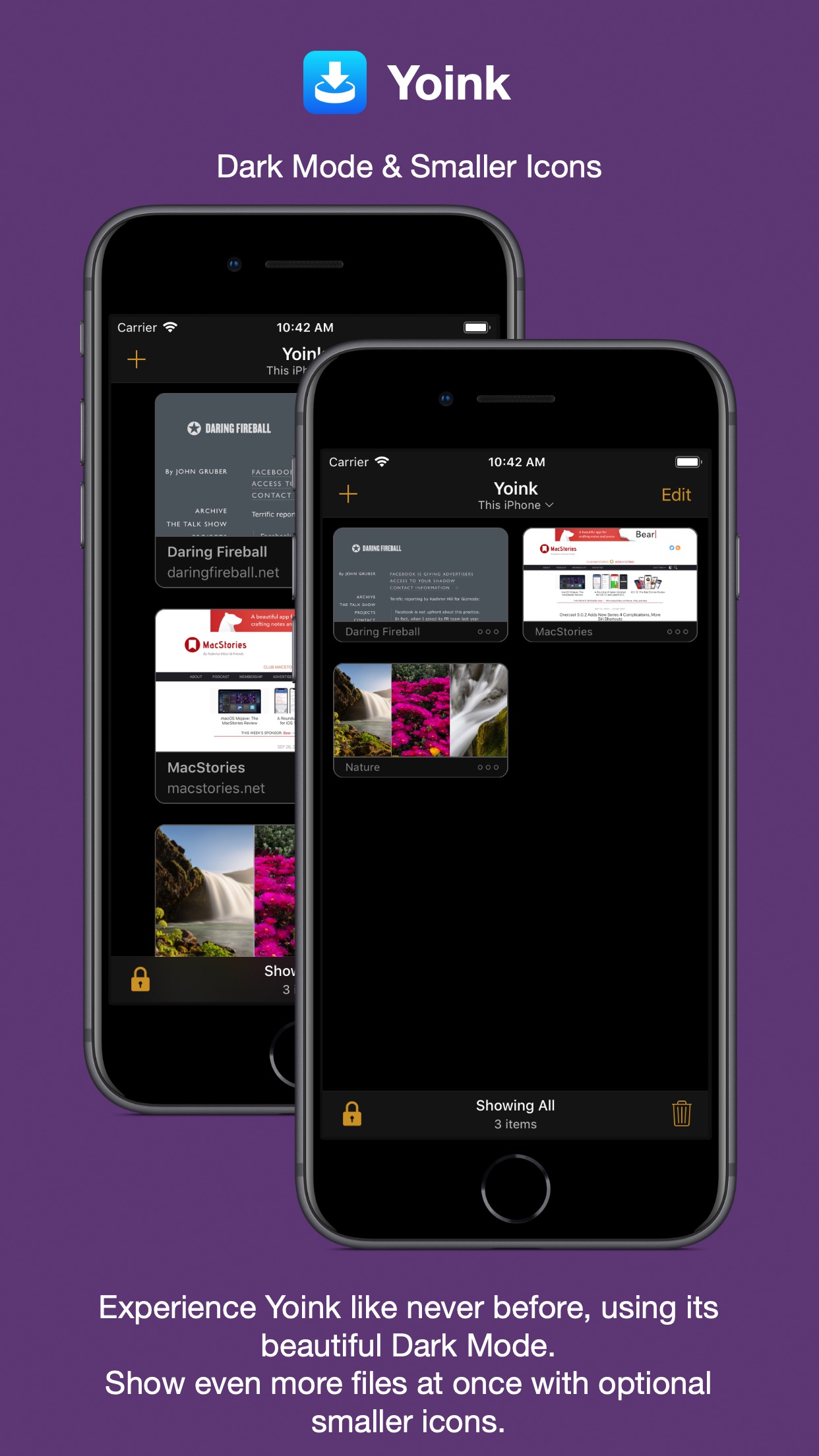 Screenshot do app Yoink - Improved Drag and Drop