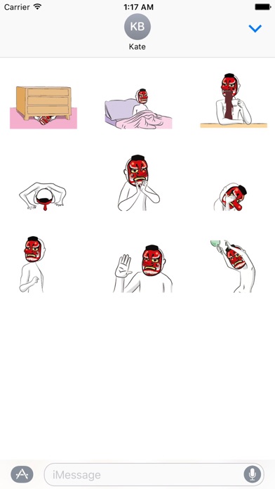 Animated Funny StickMan Emoji screenshot 2