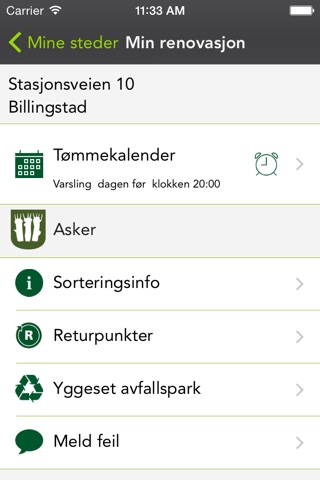 MinRenovasjon screenshot 3