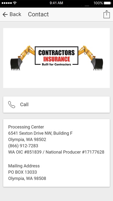 Contractors Insurance NW INC screenshot 2